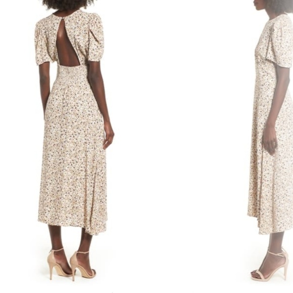 lala midi dress afrm